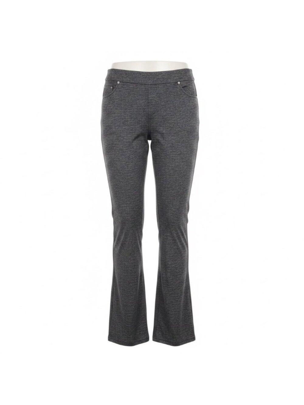 Athleta Womens Gray Stretch Flare-Leg Pants Size XL